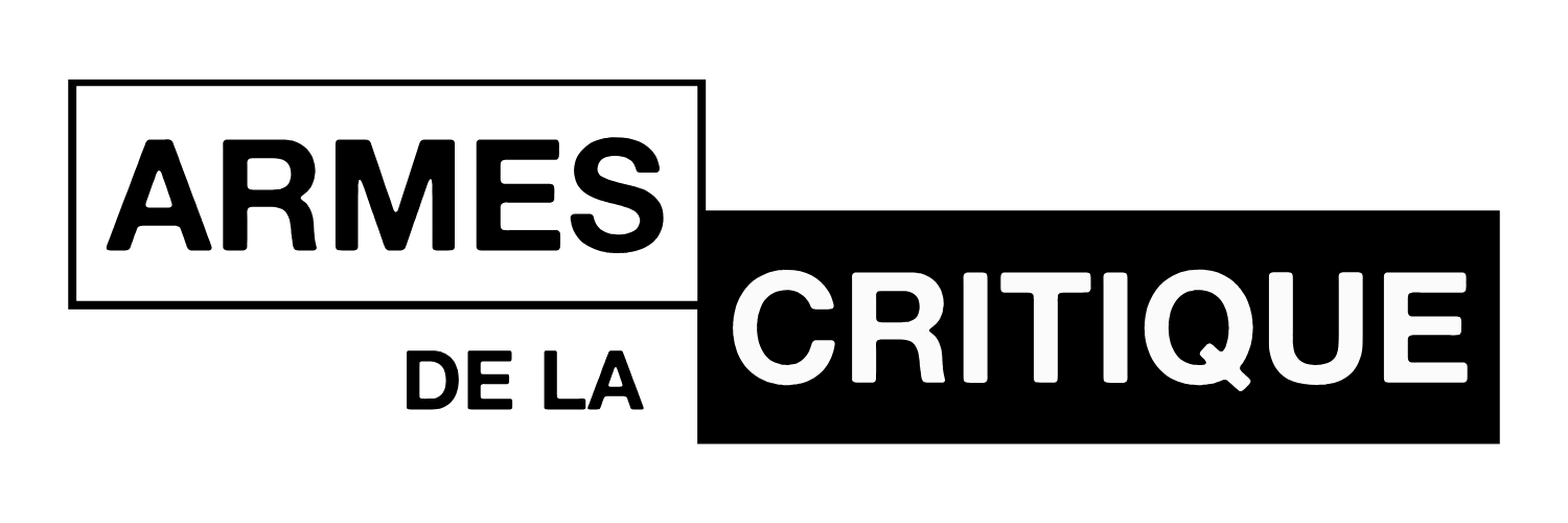Armes de la critique